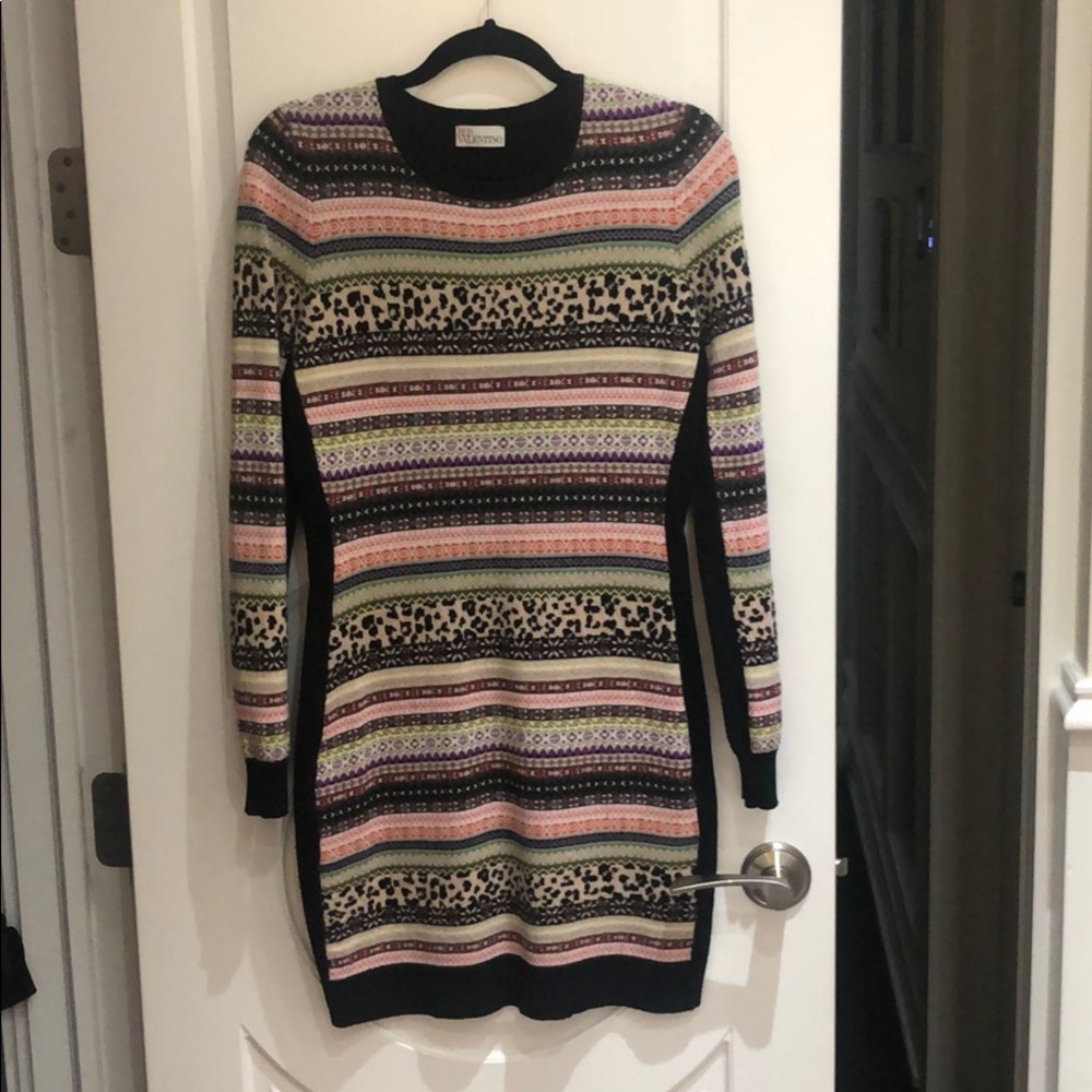 Red Valentino size medium sweater dress